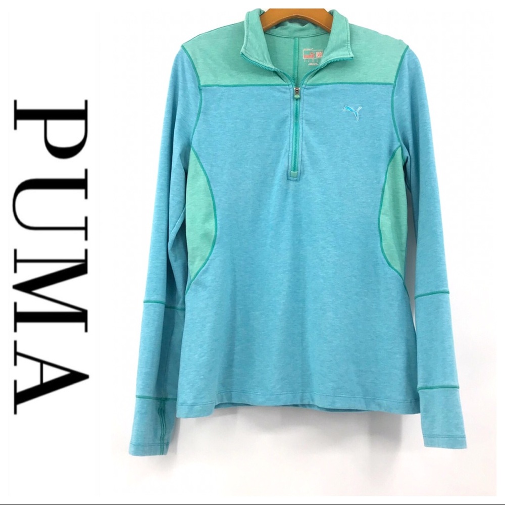 💕SALE💕 Puma Blue Green Track Jacket